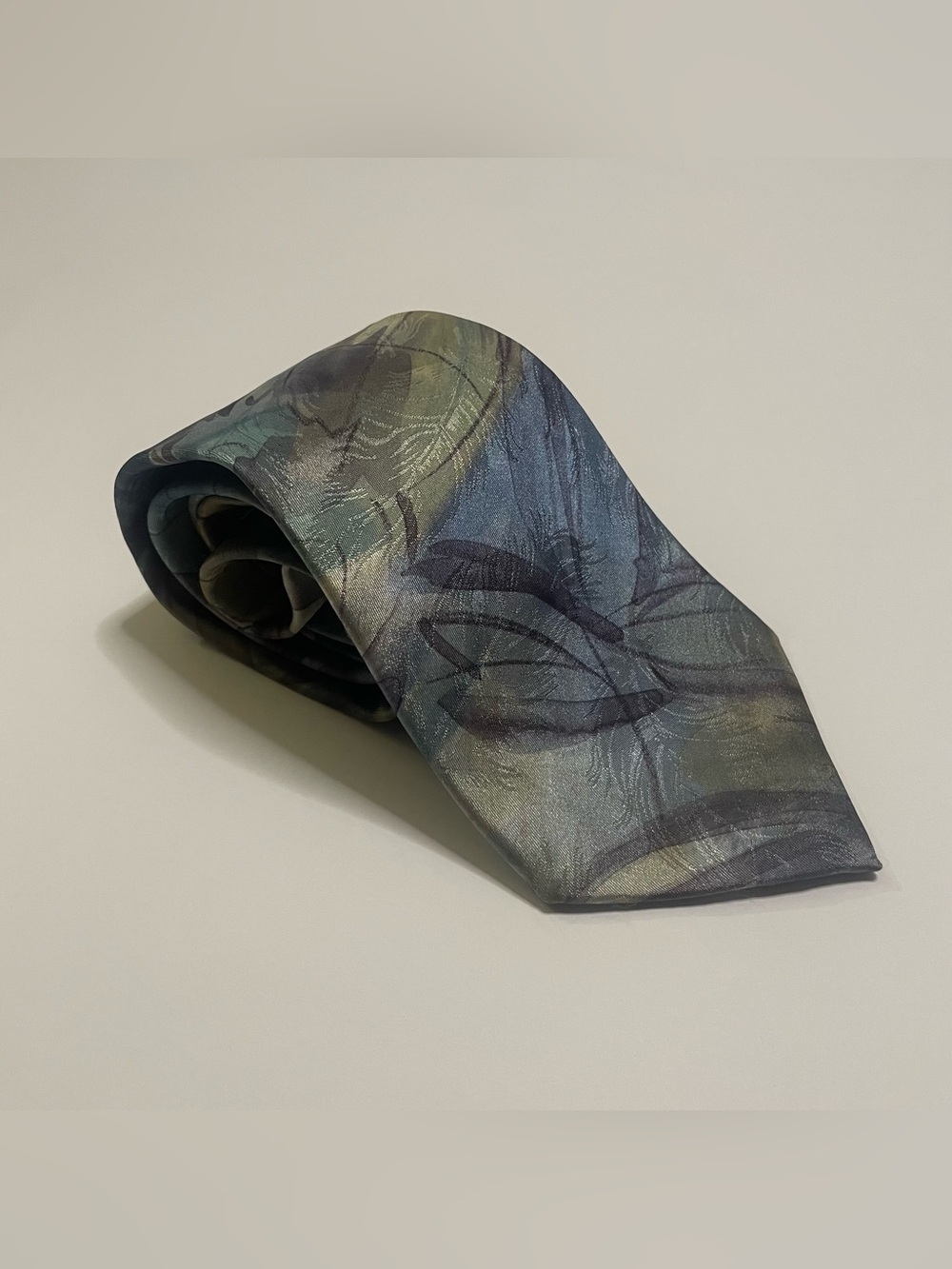 Executive Collection Abstract Watercolor Themed Tie